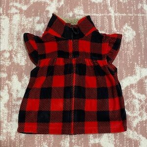 Carter's Baby Buffalo Check Fleece Little Vest